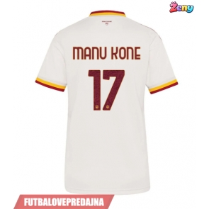 Lacne Ženy Futbalové dres AS Roma Manu Kone #17 2026-27 Krátky Rukáv - Preč